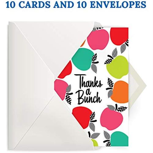 Carson Dellosa Education CD-151108 Brights Note Cards with Envelopes&#44; Multi Color - Pack of 10
