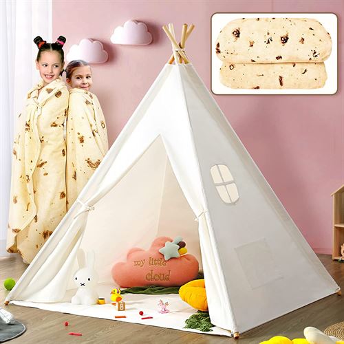 Kids Teepee Tent for Kids ,Kids Play Tent for Girls & Boys