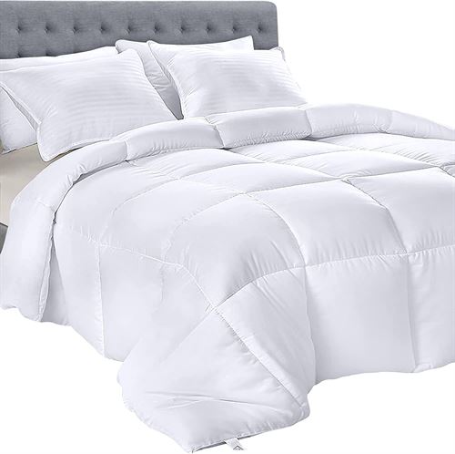 Utopia Bedding White Comforter 90x90 inch