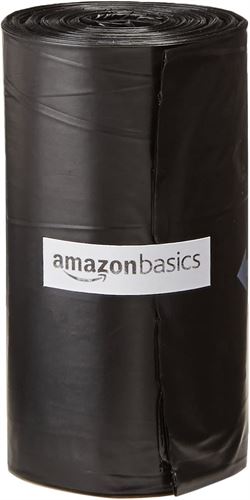 Amazon Basics Unscented Standard Dog Poop Bags with Dispenser and Leash Clip(825 Bags)