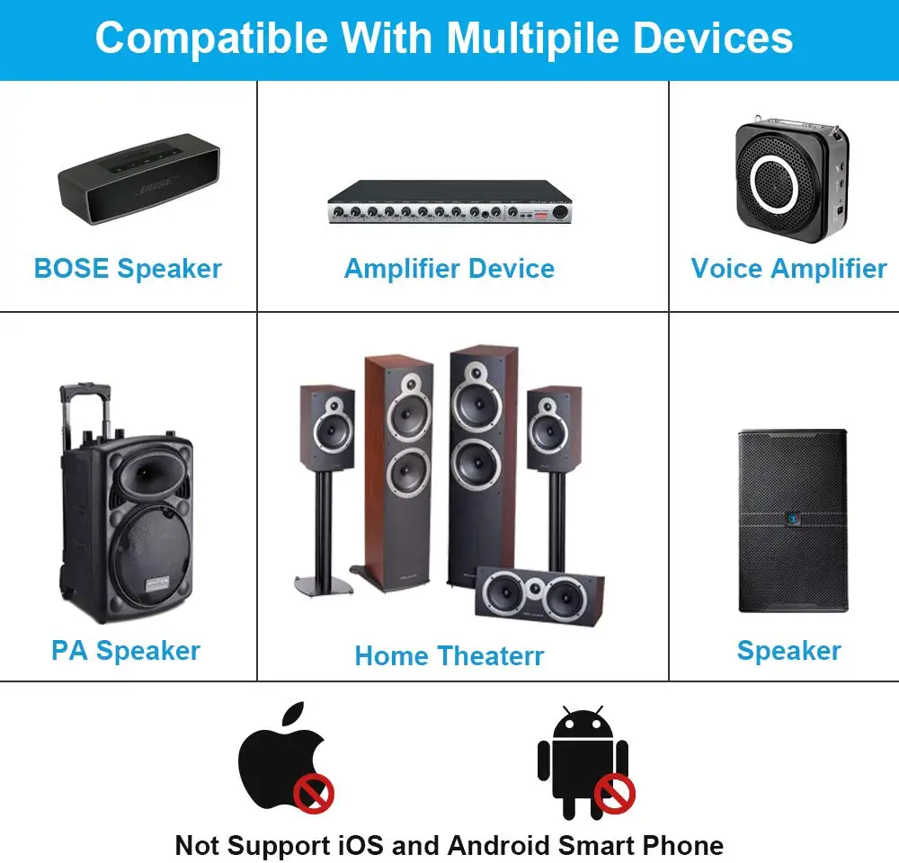 1Mii Long Range Wireless Microphone, Wireless Headset Mic System,50 m Range, 2.4G Wireless Microphone 2 in 1