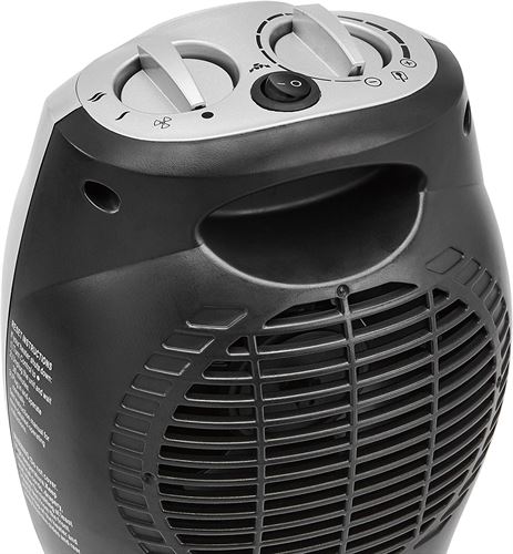 Amazon Basics 1500W Oscillating Ceramic Heater with Adjustable Thermostat - 120V