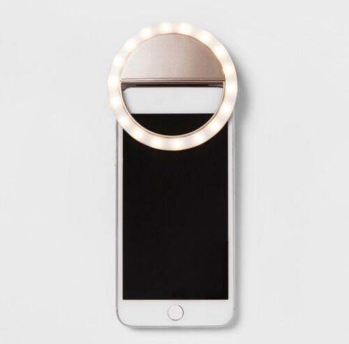 heyday™ Cell Phone Selfie Light - Metallic Rose Gold
