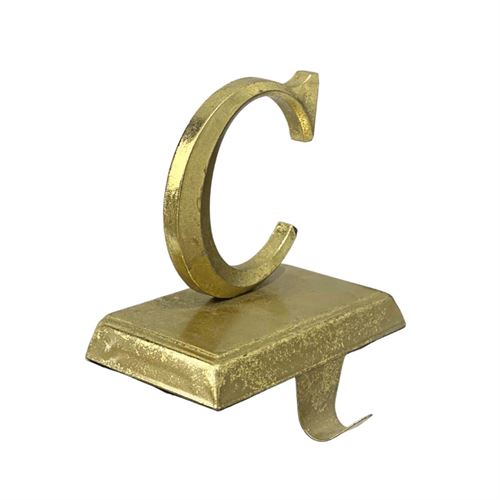 party letter hanger gold Number C