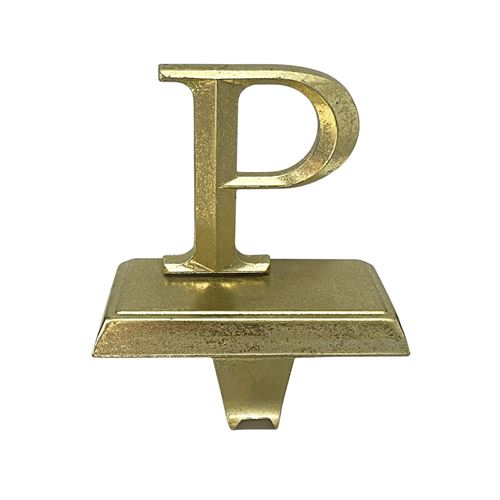 party letter hanger gold Number P
