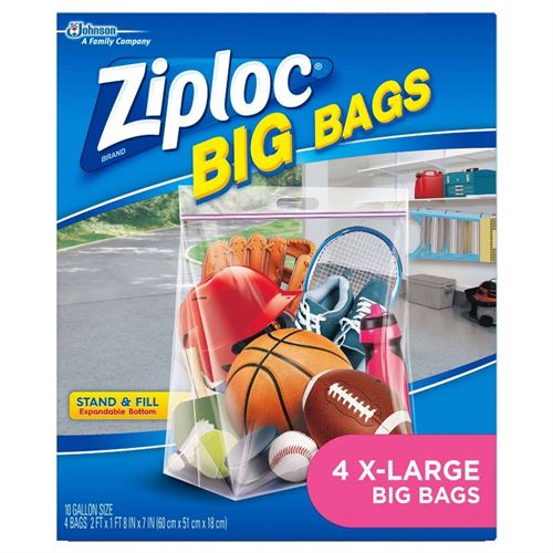 Ziploc Storage Big Bags size 37.8 Litter