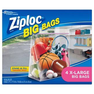 Ziploc Storage Big Bags size 37.8 Litter