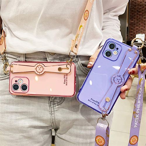 FASLUXCP - Shoulder Strap Wristband Holder Case for iPhone 11 pro max