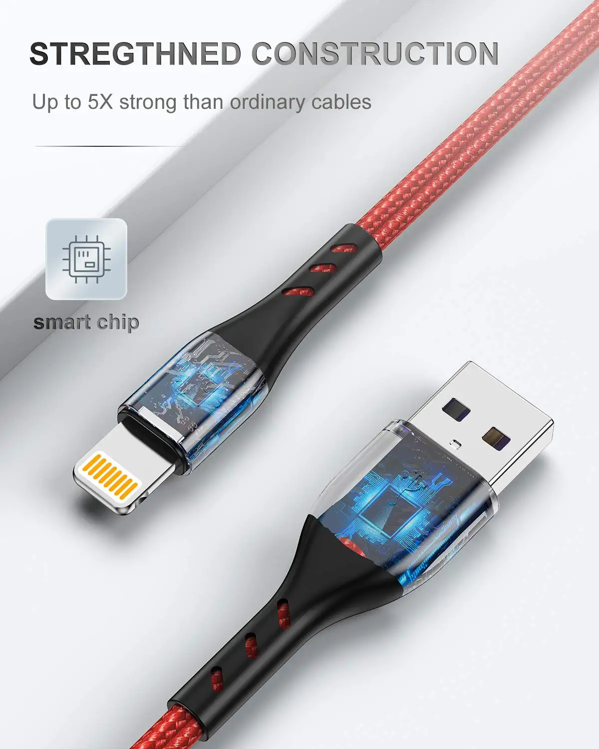 3 Pack iPhone Charger Lightning Cable