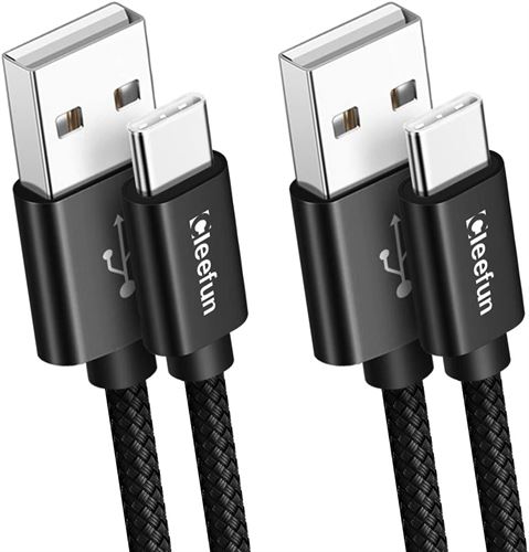 CLEEFUN USB C Cable [1.8m/6ft, 2-Pack]