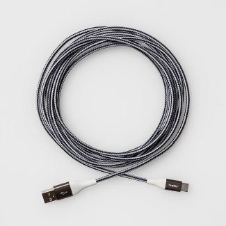 heyday™ USB-C to USB-A Braided Cable