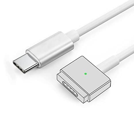 SlimQ USB C Magnetic Adapter USB C to 2 T-Tip Cable Cord
