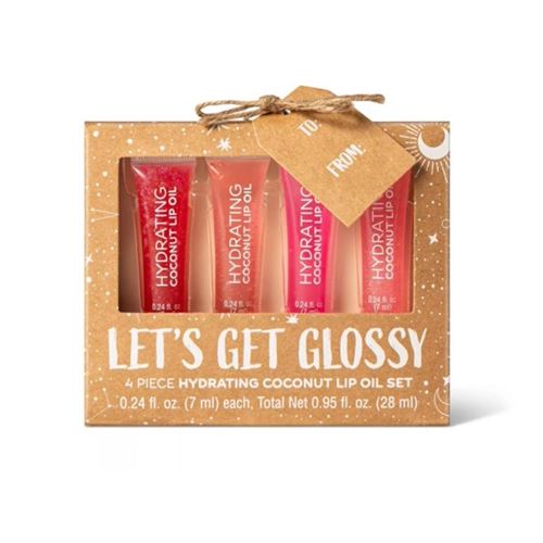 Juicy Tubes Lip Makeup Gift Set - 4ct