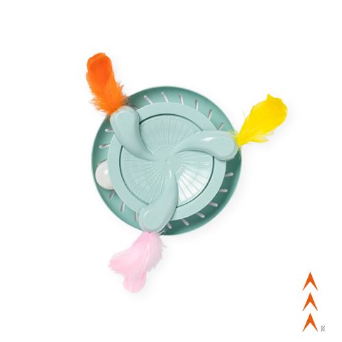Ball Track Cat Spinner Toy - Teal - Boots & Barkley™