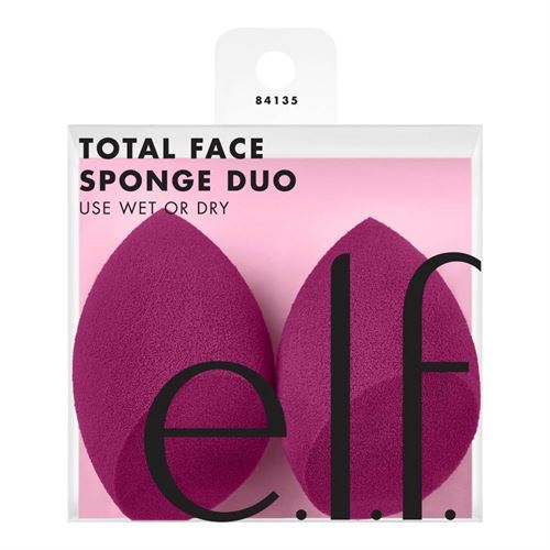 e.l.f. Total Face Sponge Duo - 2ct