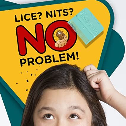 WelComb Lice- and Nit-Removal Comb for Kids and Adults, Set of 2