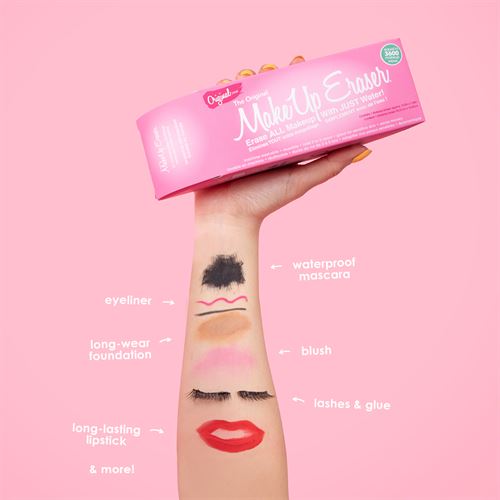 MakeUp Eraser, Erase All Makeup With Just Water, Including Waterproof Mascara, Eyeliner, Foundation, Lipstick and More