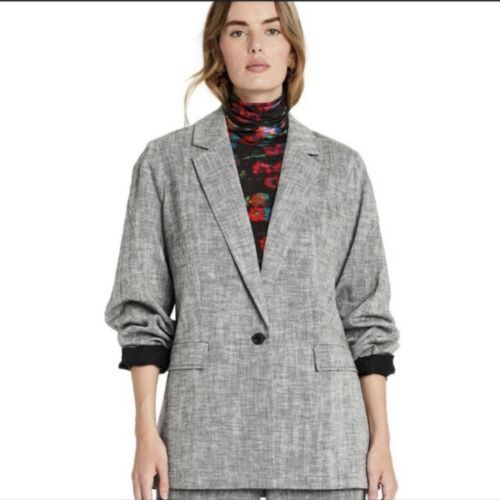 Women's Chevron Oversized Tweed Blazer - Rachel Comey x Target Gray L