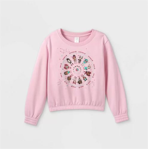 Girls' LOL Surprise Constellations Sweatshirt - Pink S