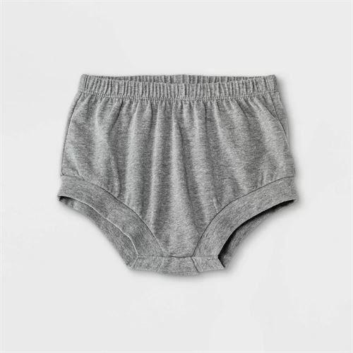 Baby Girls' Cuffed Jersey Bubble Pull-On Shorts - Cat & Jack Gray 3-6M