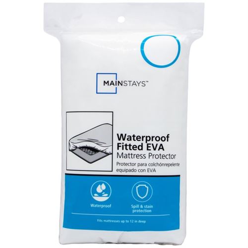 Mainstays Waterproof EVA Fitted Mattress Protector Queen
