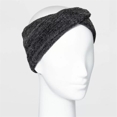Women's Rib Headband - Universal Thread Black