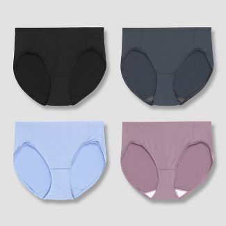 Hanes Premium Women's 4pk Tummy Control HiCut Underwear - Colors May Vary