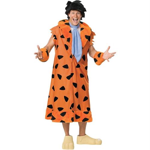 Rubie's Fred Flintstone Men's Halloween Fancy-Dress Costume for Adult, XL