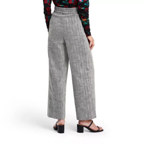 Women's Chevron High-Rise Wide Leg Tweed Pants - Rachel Comey x Target Black 2