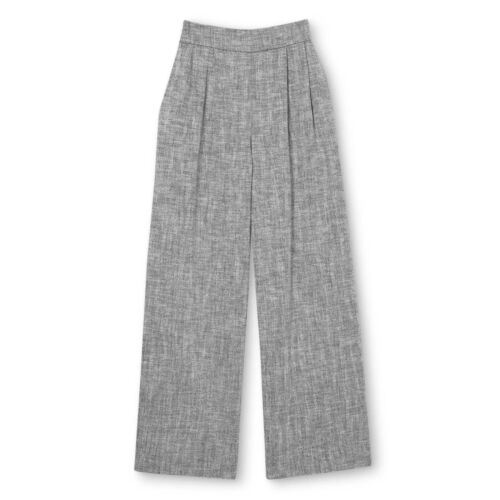 Women's Chevron High-Rise Wide Leg Tweed Pants - Rachel Comey x Target Black 12