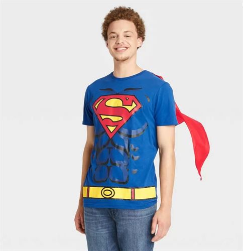 Men's DC Comics Superman Short Sleeve Graphic T-Shirt - Royal Blue