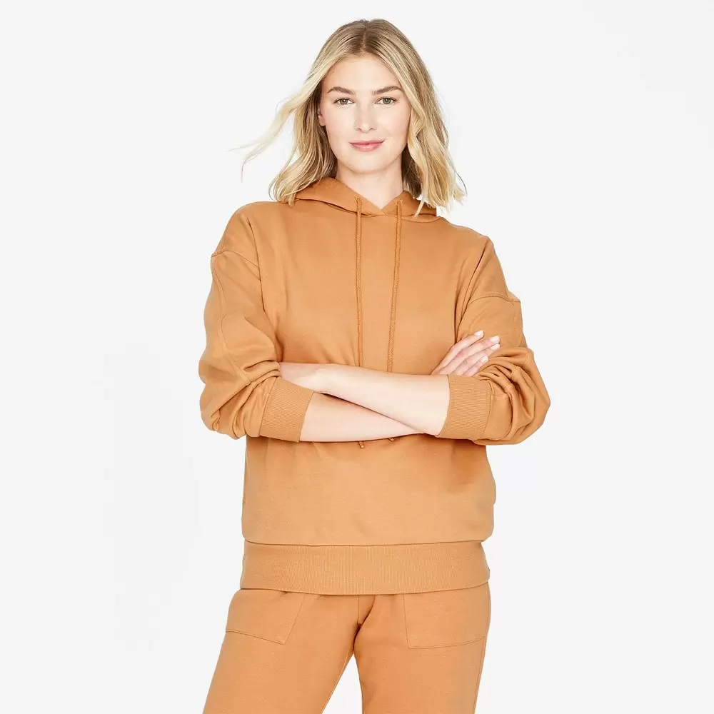 Women's Hooded Sweatshirt - Universal Thread Brown XS
