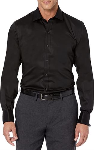 Men's Slim Fit French Cuff Dress Shirt, Supima Cotton from Buttoned Down