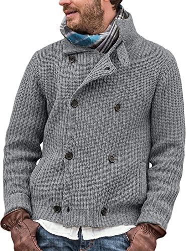 Hestenve Men's Stylish Cardigans Sweater