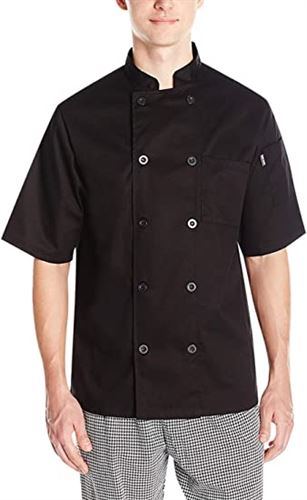 Chef Code Short Sleeve Unisex Classic Chef Coat