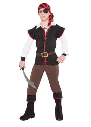 Pirate Buccaneer Rebel of the Sea Boys Costume