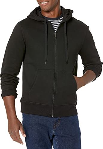 Amazon Essentials Men's Full-Zip Hooded Fleece Sweatshirt