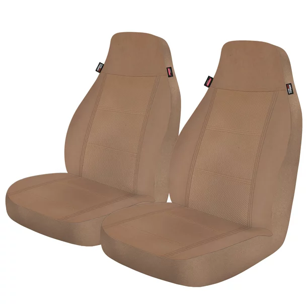 Genuine Dickies Universal 2 Piece Noah Cloth Car Seat Covers Beige