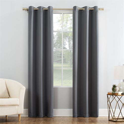 Mainstays Blackout Energy Efficient Grommet Single Curtain Panel 101x 213 cm