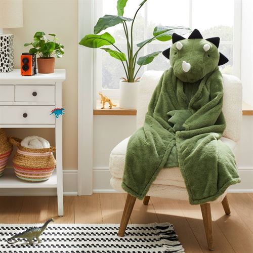 Dinosaur Hooded Blanket for Kids - Pillowfort™