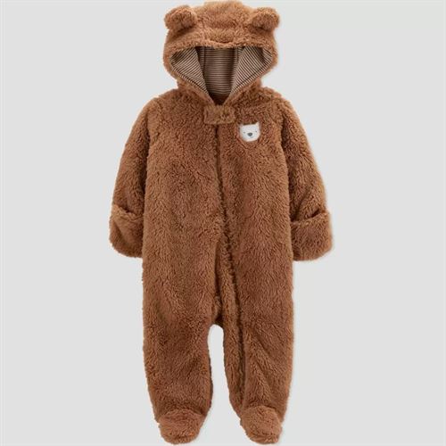 Baby Boys' Bear Pram Jacket - Just One You made by carter's Brown 9M