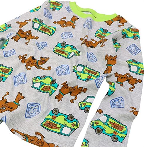 Scooby Doo Boys' Snug Fit Cotton Pajamas Set of  1