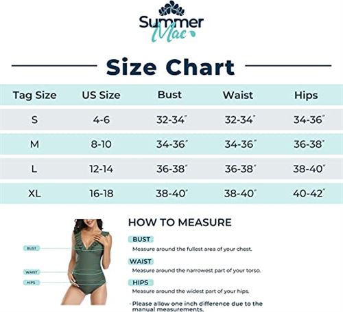 Summer Mae Maternity Swimsuit V Neck One Piece Swimsuit Ruffled Lace Up  Monokini : : Clothing, Shoes & Accessories