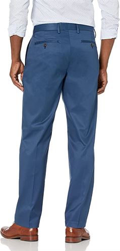 men's Relaxed Fit Flat Front Chino Pants - Buttoned Down