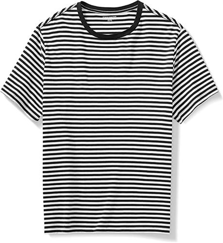 Amazon Essentials DXL Large and High Men's Striped Shirt Sleeve T-Shirt