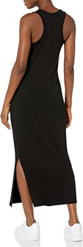 Daily Ritual Super soft terry long dress with cross back for women