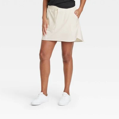 WOMEN'S STRETCH WOVEN SKORTS - ALL IN MOTION LINEN M F-30