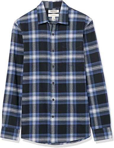 Goodthreads Men's Slim-Fit Long-Sleeve Brushed Flannel Shirt