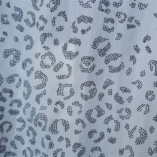 Women's Leopard Print Short Sleeve Ruffle Hem Dress - A New Day  L