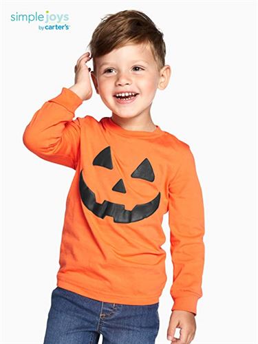Simple Joys by Carter's Toddler Boys' Halloween Long-Sleeve T-shirt